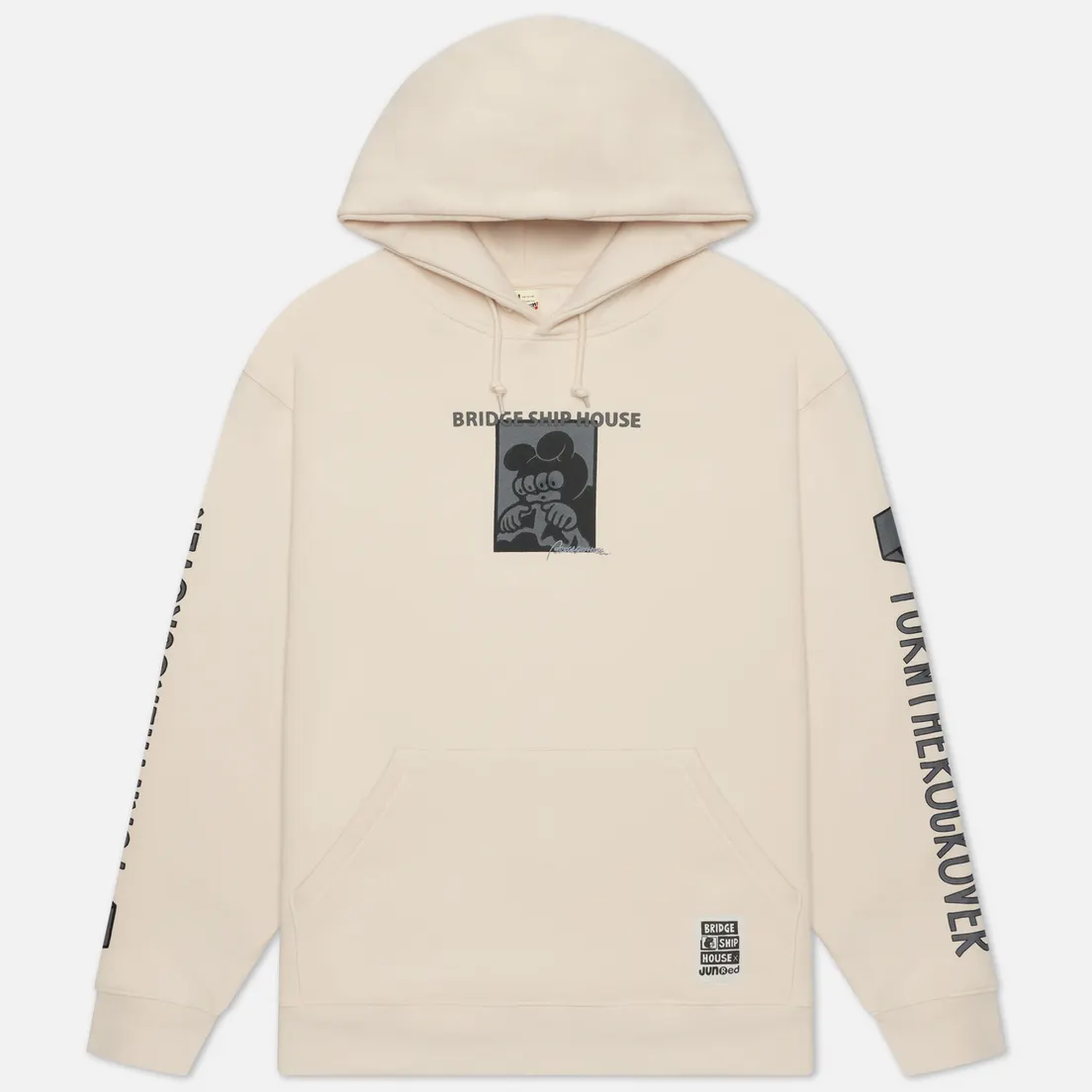 Medicom Toy Мужская толстовка x Bridge Ship House Brushed Hoodie