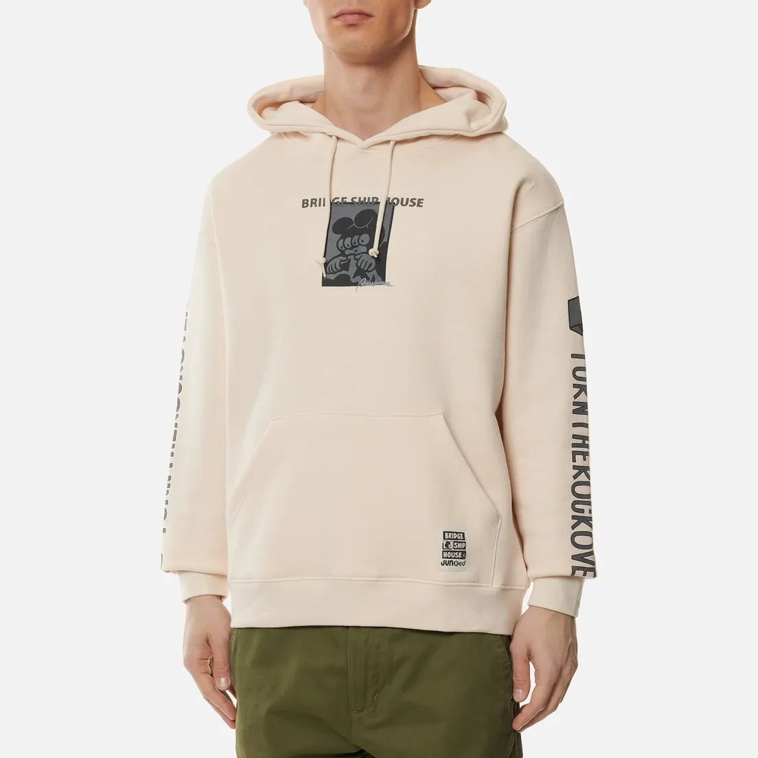 Medicom Toy Мужская толстовка x Bridge Ship House Brushed Hoodie