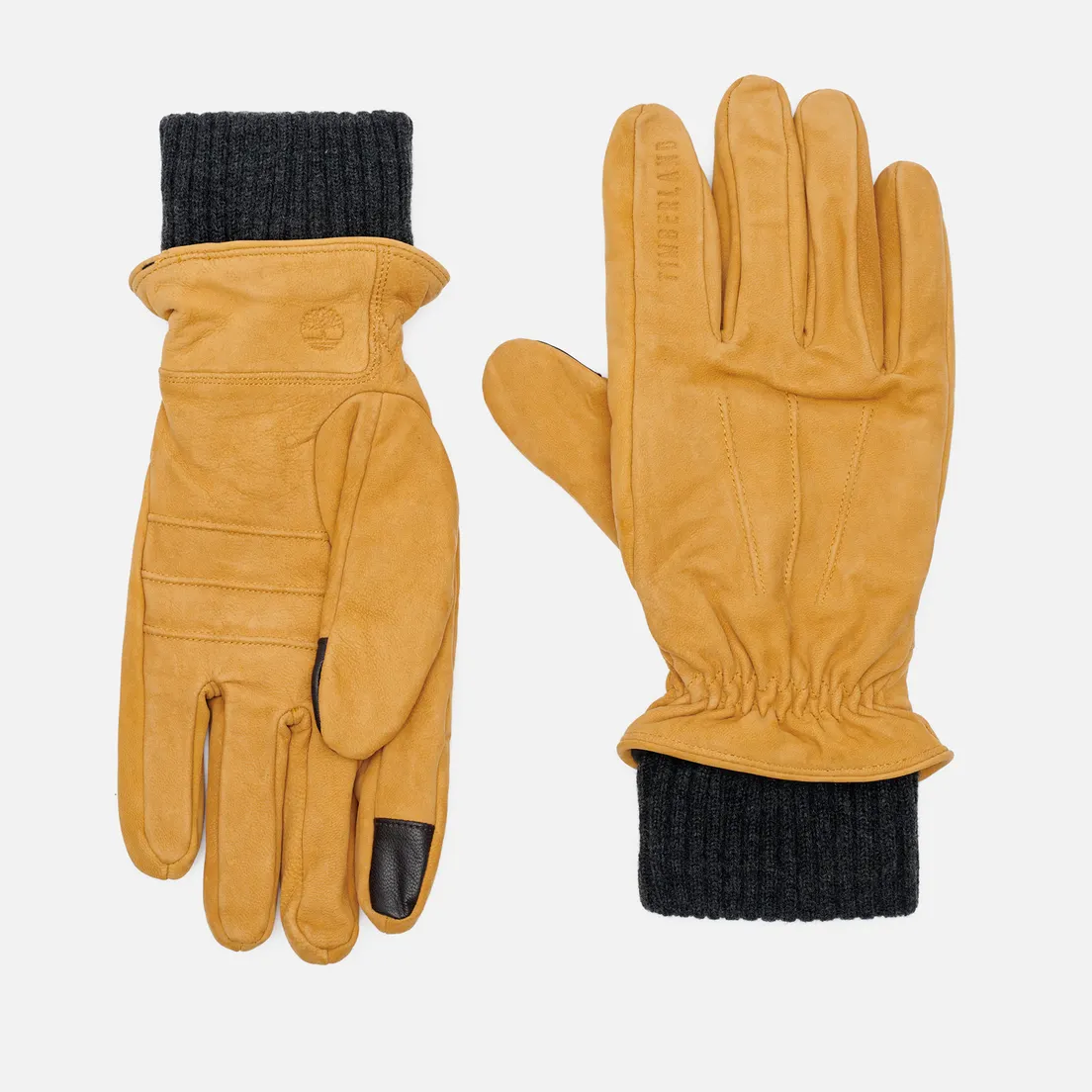 Timberland Перчатки Leather Rib Knit Cuff