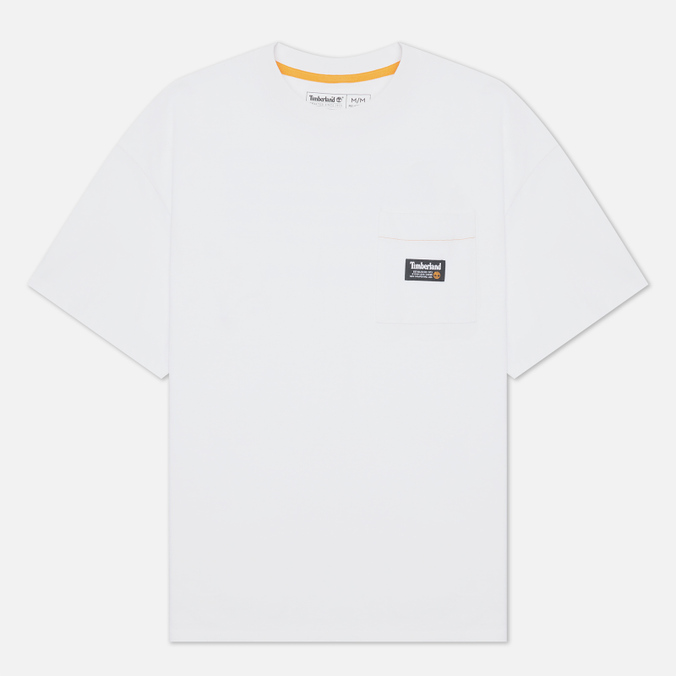 Мужская футболка Timberland, цвет белый, размер S TBLA22CV-100 YC Graphic Relaxed - фото 1