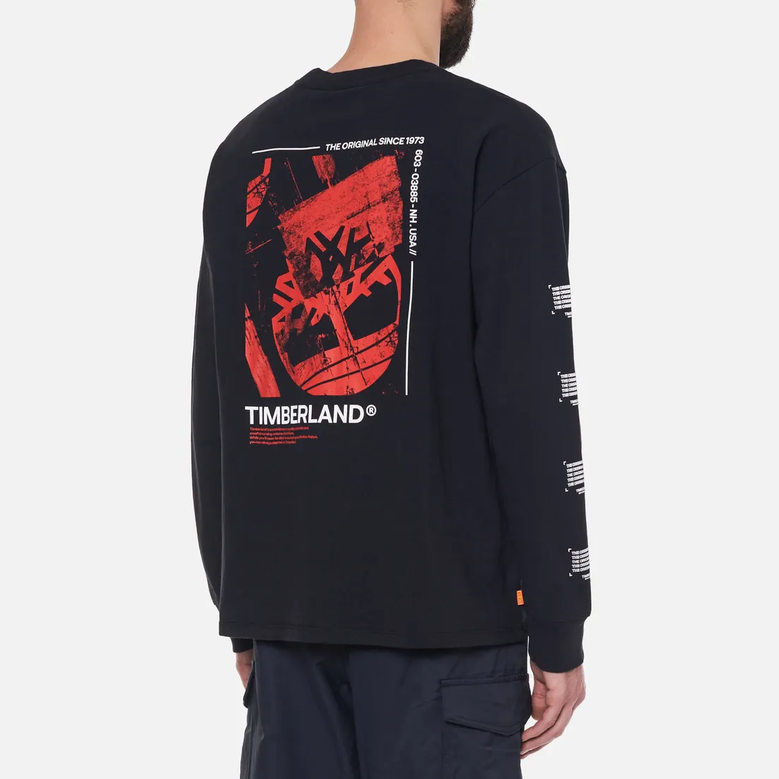 Timberland Мужской лонгслив YC Graphic Relaxed