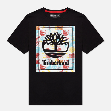 Мужская футболка Timberland Chinese New Year Stack Logo, цвет чёрный, размер M