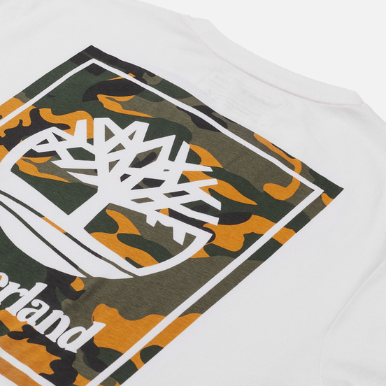 Мужская футболка Timberland Back Camo Tree White