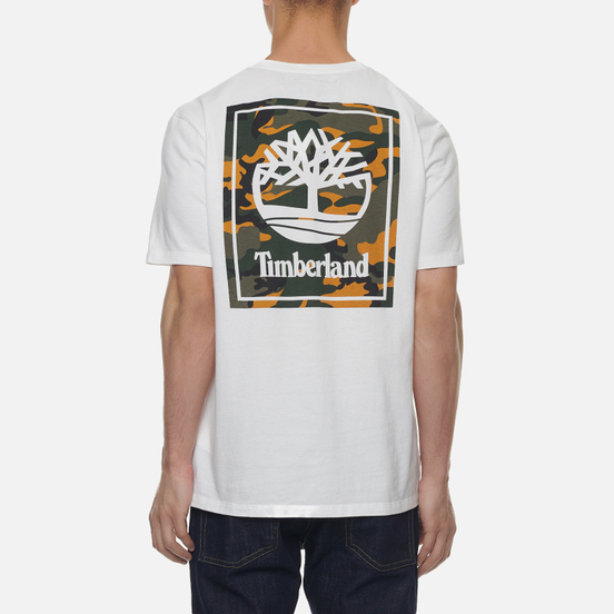Мужская футболка Timberland Back Camo Tree White