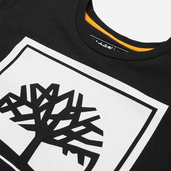 Мужская футболка Timberland Stack Logo Black/White