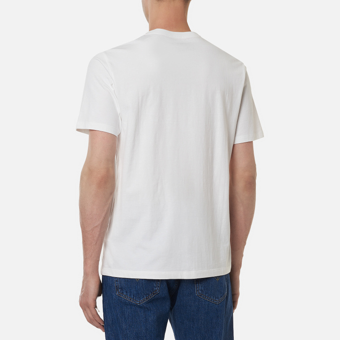 Мужская футболка Timberland, цвет белый, размер S TBLA2AJ1-P54 Stack Logo - фото 4