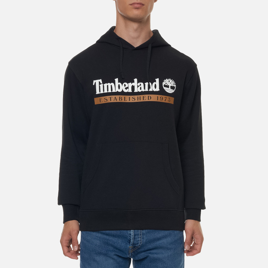 Мужская толстовка Timberland Established 1973 Hoodie Black/White Boot