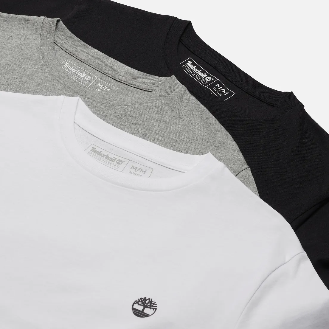 Timberland Комплект мужских футболок 3-Pack Basic Jersey Crew