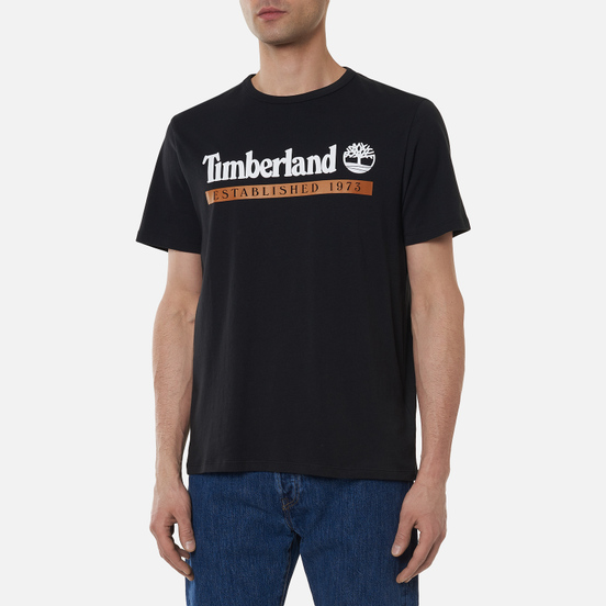 Мужская футболка Timberland Established 1973 Black/Wheat Boot