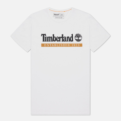 Мужская футболка Timberland Established 1973 White/Wheat Boot