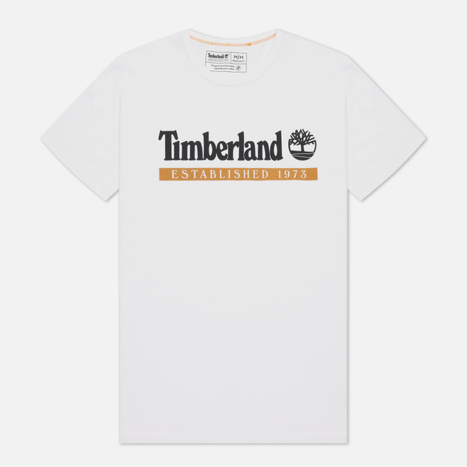 Мужская футболка Timberland, цвет белый, размер XXL TBLA2BV6-Z48 Established 1973 - фото 1