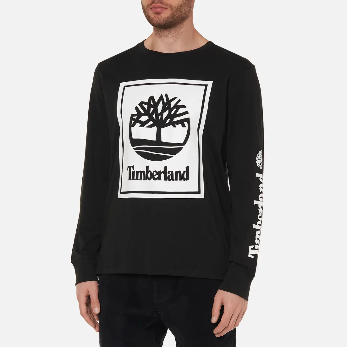 Timberland Мужской лонгслив Stack Logo