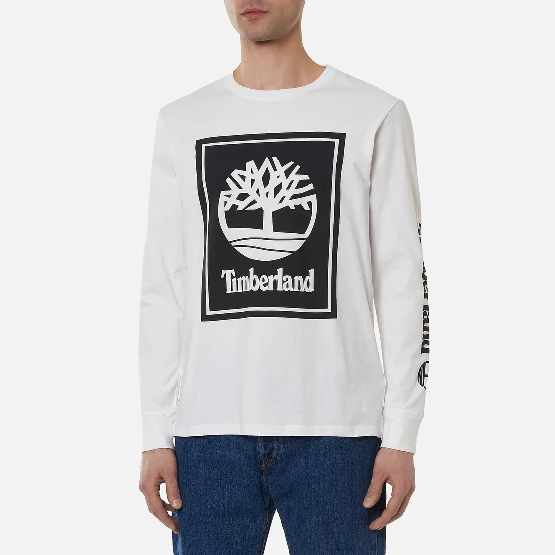 Timberland Мужской лонгслив Stack Logo