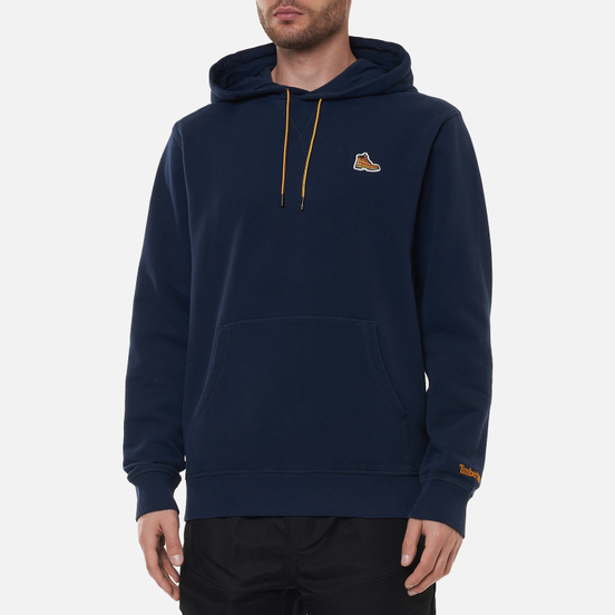 Мужская толстовка Timberland Boot Logo Hoodie Dark Sapphire