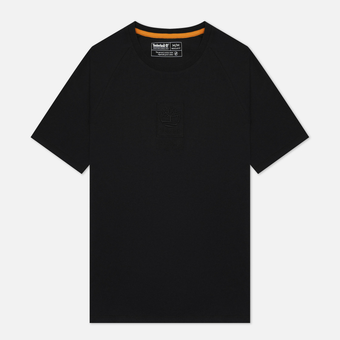 Мужская футболка Timberland, цвет чёрный, размер M TBLA2DVY-001 SS Heavyweight Stack Logo - фото 1