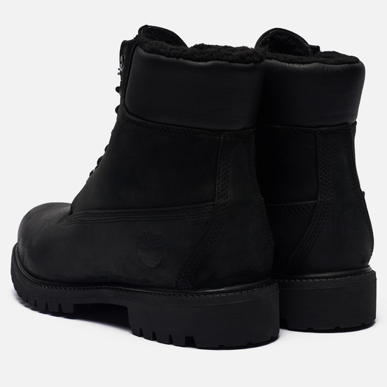Мужские ботинки Timberland 6 Inch Premium Waterproof Fleece Black Nubuck