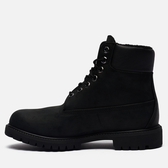 Мужские ботинки Timberland 6 Inch Premium Waterproof Fleece Black Nubuck