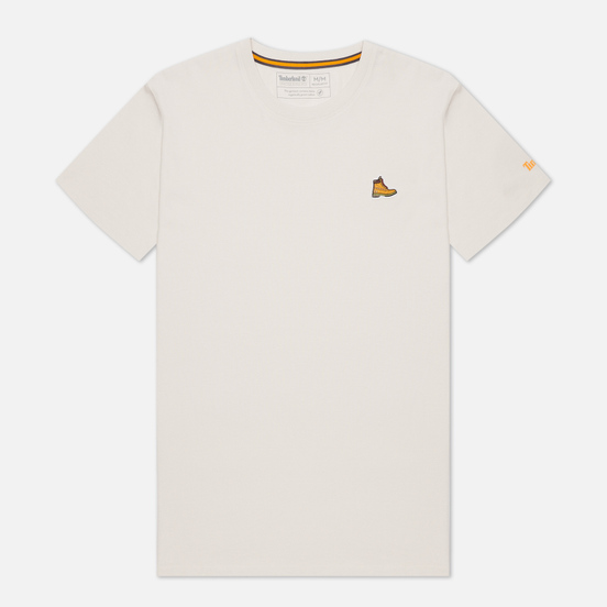 Мужская футболка Timberland Boot Logo White Sand