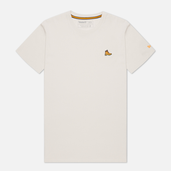 Мужская футболка Timberland, цвет бежевый, размер S