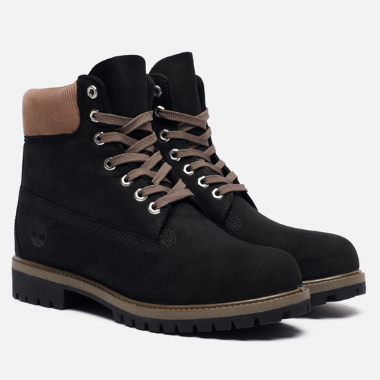 Мужские ботинки Timberland 6 Inch Premium Waterproof Black Nubuck