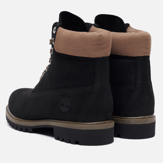 Мужские ботинки Timberland 6 Inch Premium Waterproof Black Nubuck