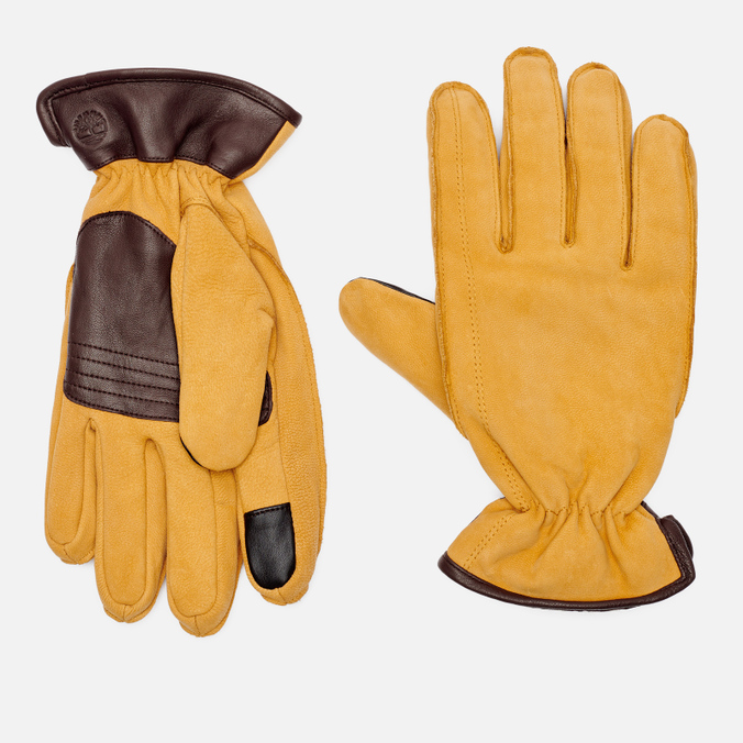 Перчатки Timberland, цвет жёлтый, размер M TBLA2NN4-231 Sherpa Lined Leather - фото 1