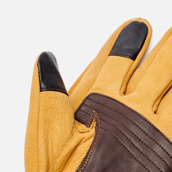Перчатки Timberland, цвет жёлтый, размер M TBLA2NN4-231 Sherpa Lined Leather - фото 3