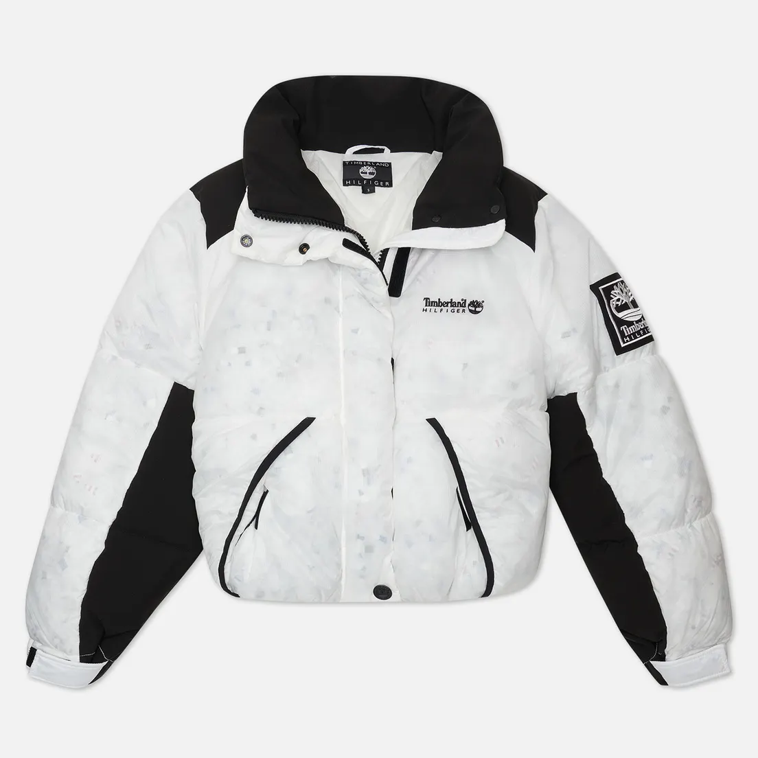 Timberland Женский пуховик x Tommy Hilfiger Crop Puffer Transparent