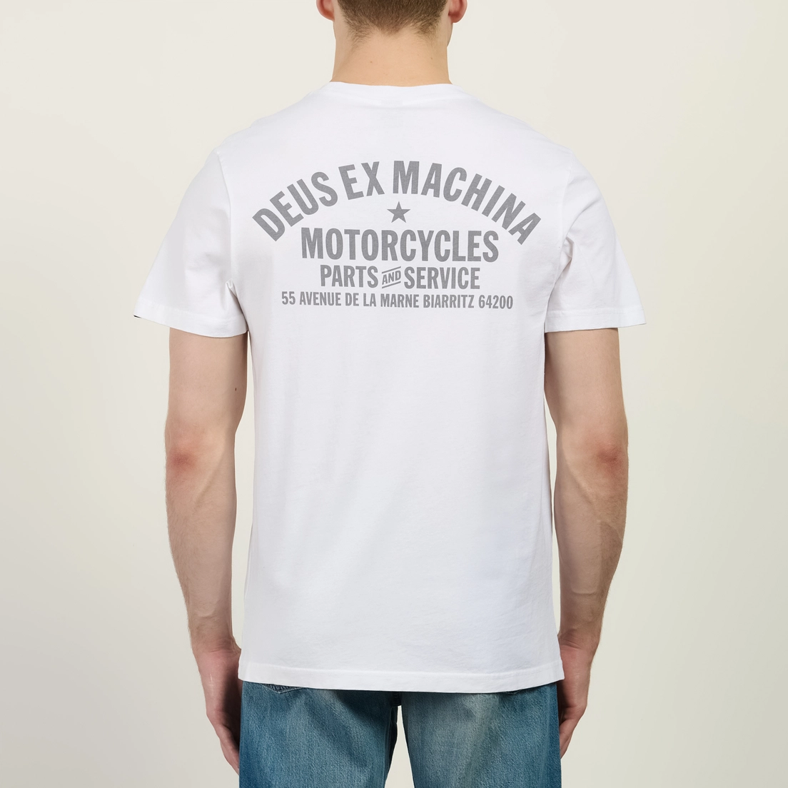 Deus Ex Machina Мужская футболка Biarritz Address