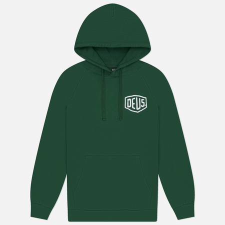Мужская толстовка Deus Ex Machina Camperdown Address Hoodie, цвет зелёный, размер XXL
