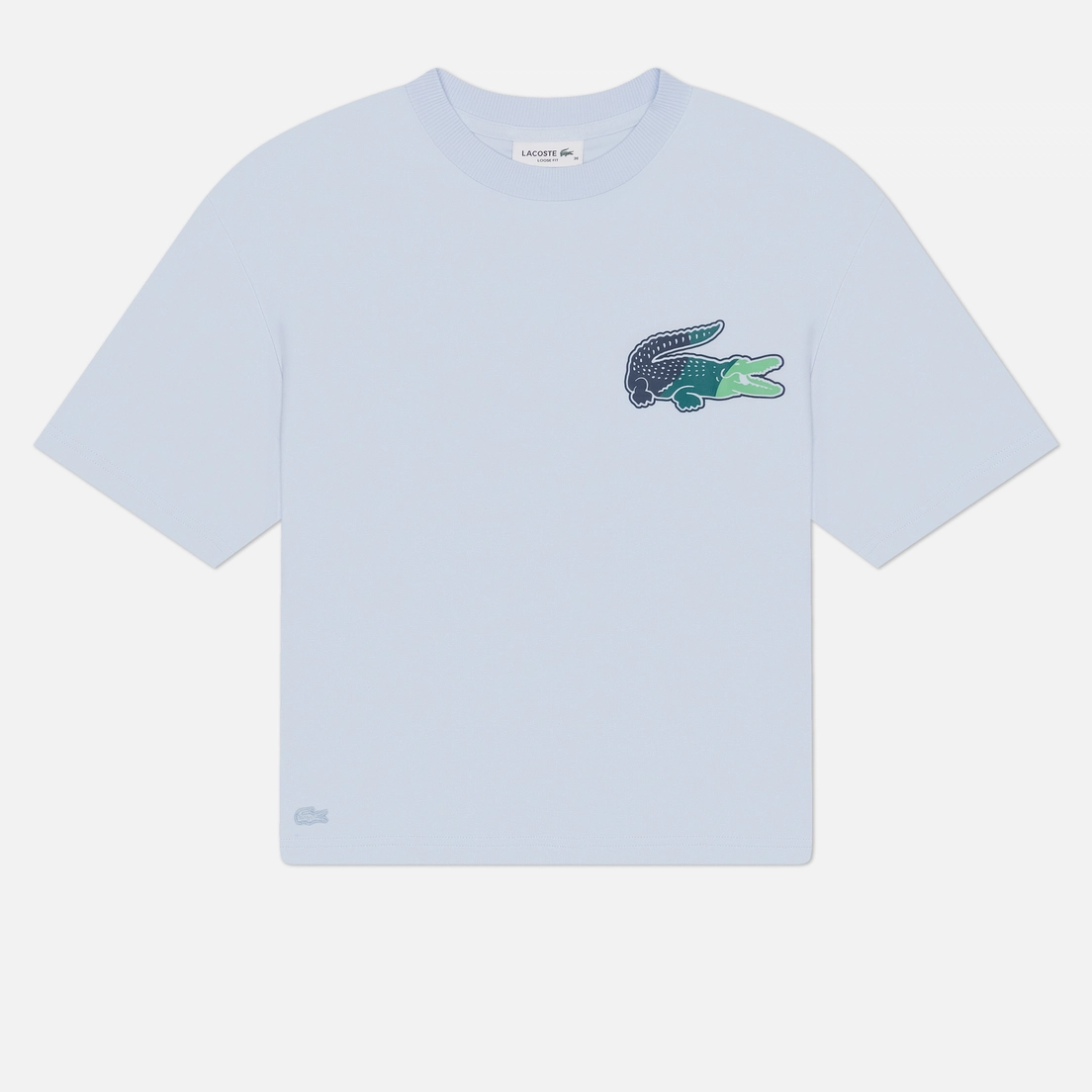 Lacoste Женская футболка Colorful Crocodile Logo