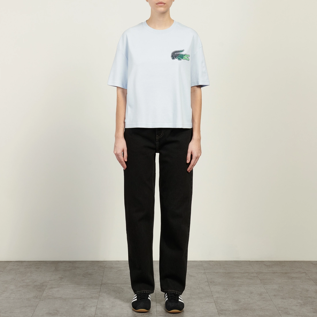 Lacoste Женская футболка Colorful Crocodile Logo