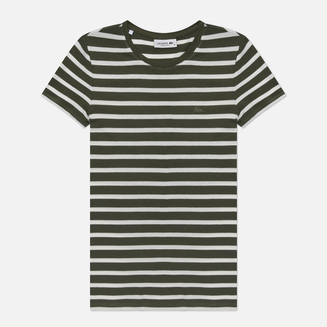 Lacoste Женская футболка Round Neck Striped