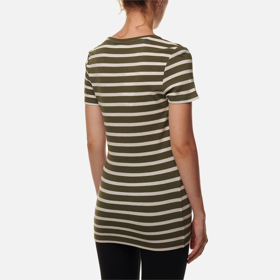 Lacoste Женская футболка Round Neck Striped