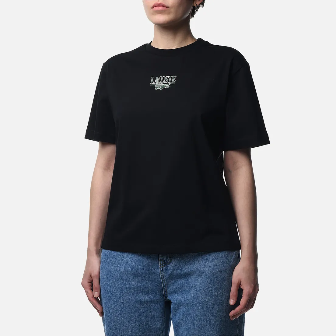Lacoste Женская футболка Print Cotton Jersey