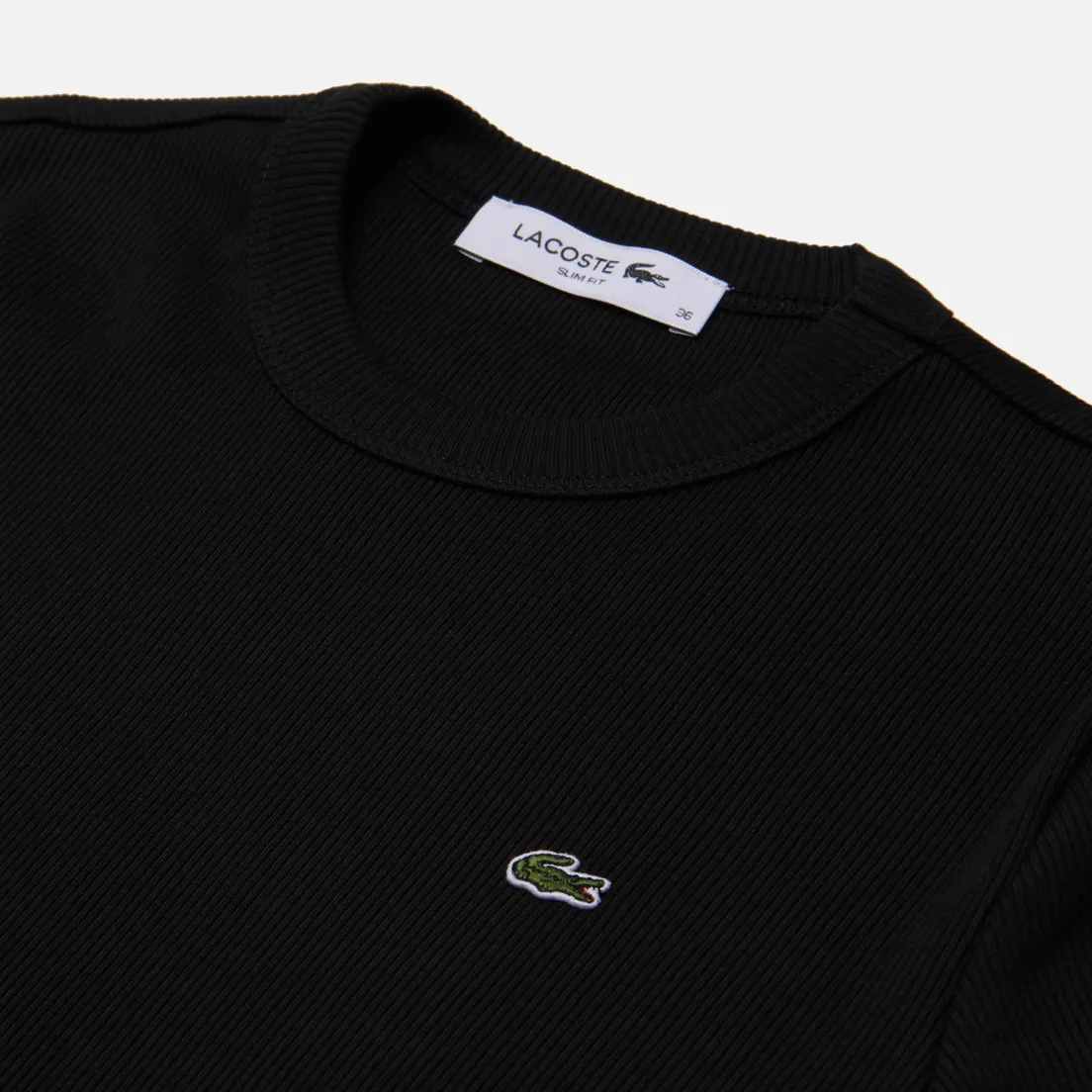 Lacoste Женский лонгслив Ribbed Cotton