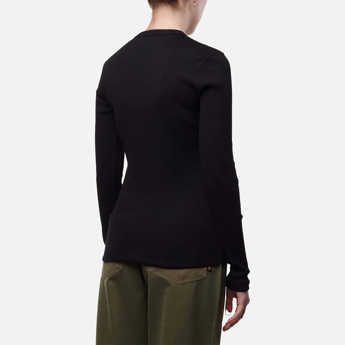 Lacoste Женский лонгслив Ribbed Cotton