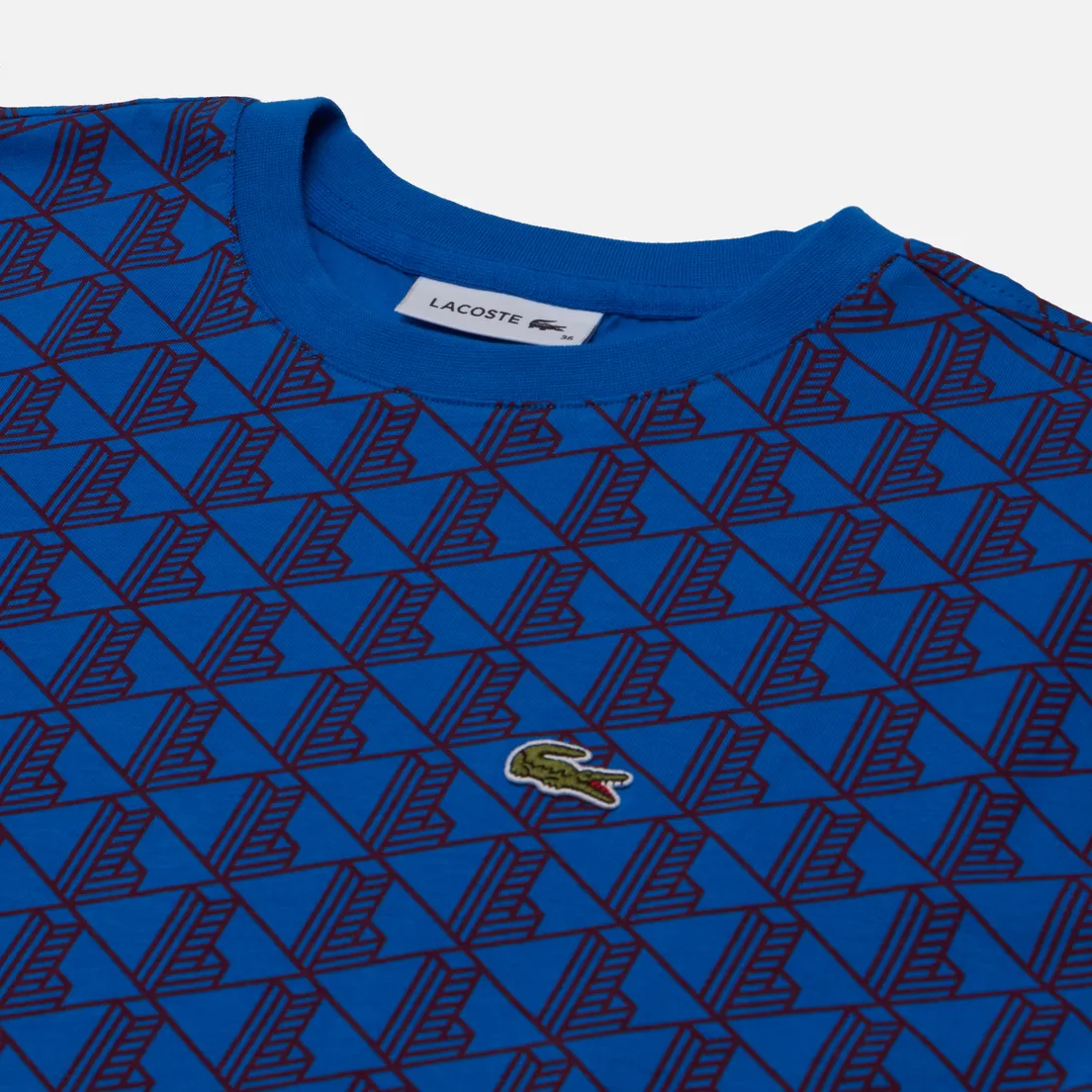 Lacoste Женская футболка Contrast Collar Monogram