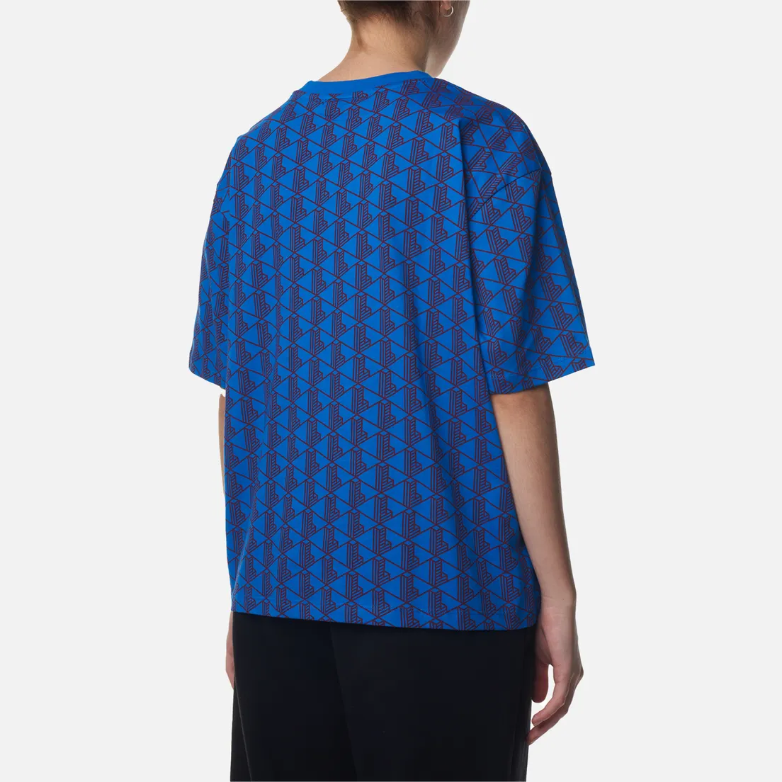 Lacoste Женская футболка Contrast Collar Monogram