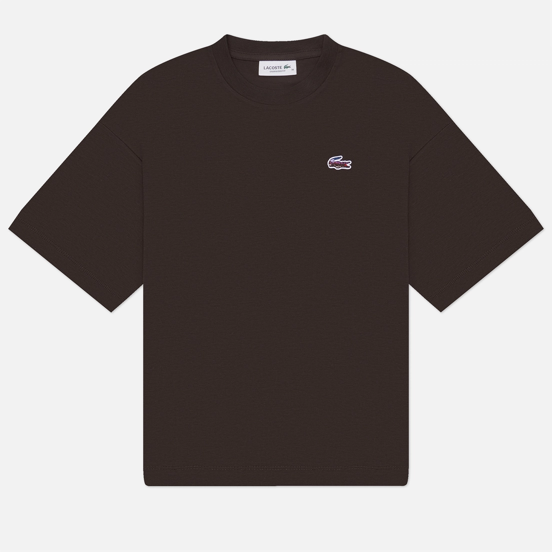 Lacoste Женская футболка Relaxed Fit Landscape Crocodile