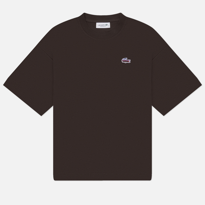 Женская футболка Lacoste Relaxed Fit Landscape Crocodile