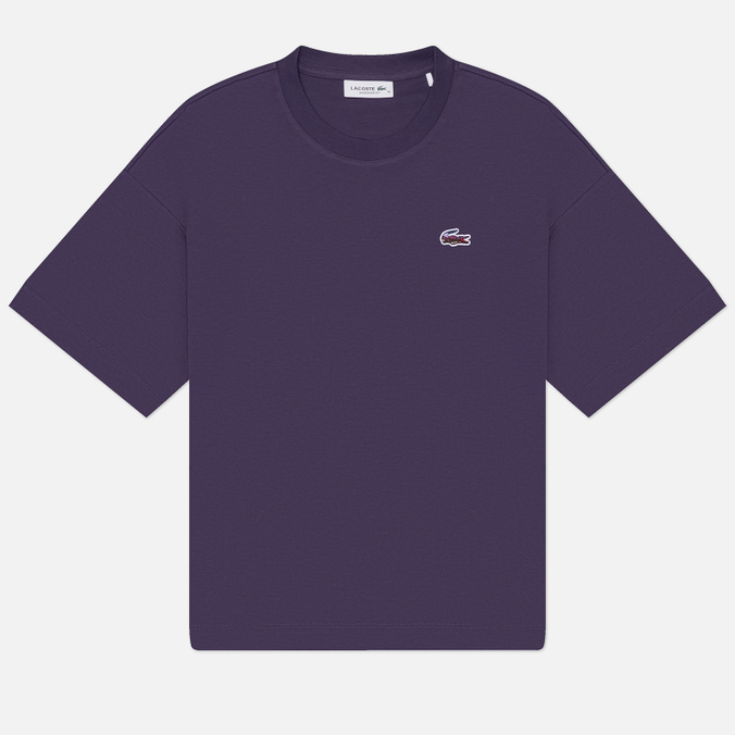 Женская футболка Lacoste Relaxed Fit Landscape Crocodile