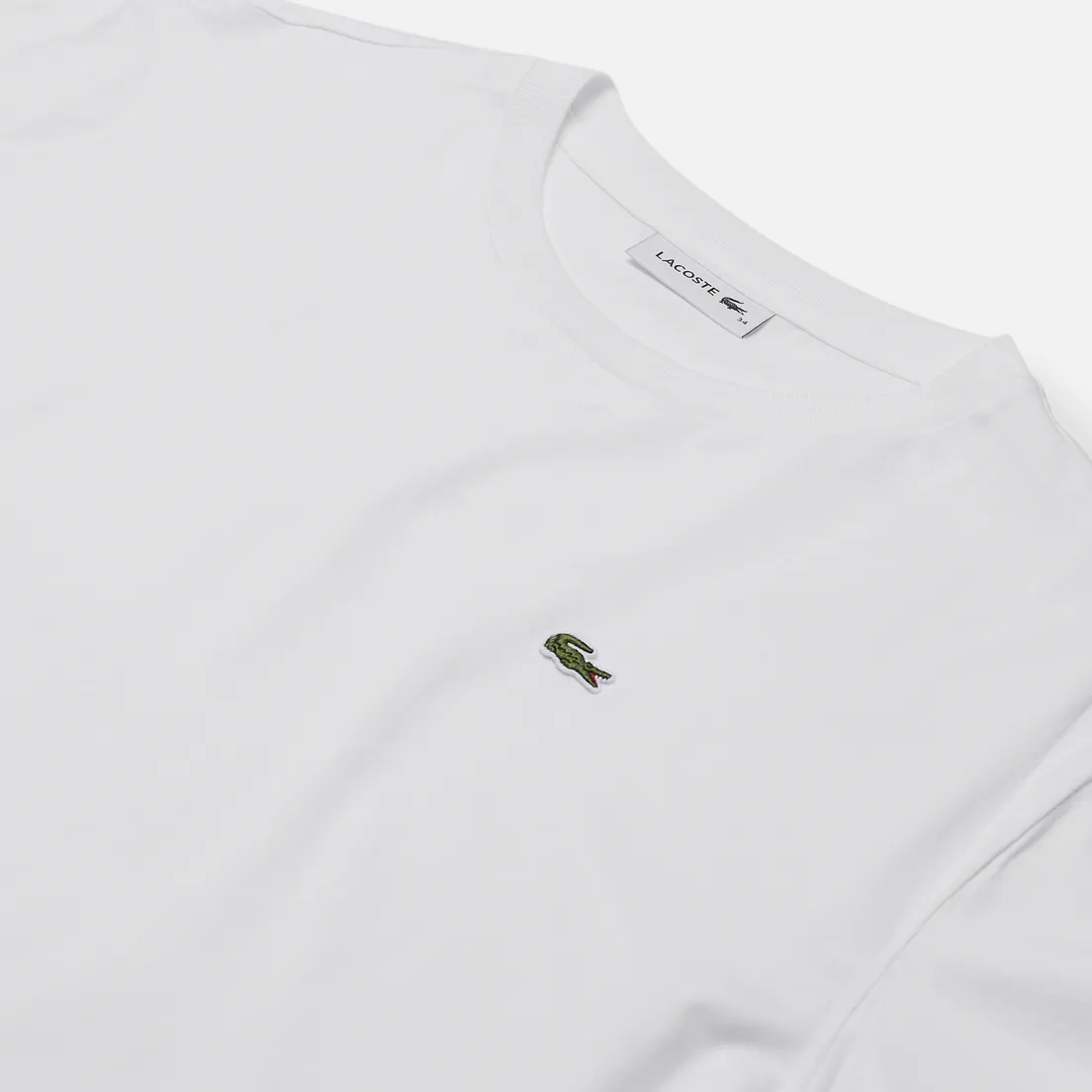 Lacoste Женская футболка Crew Neck Premium Cotton