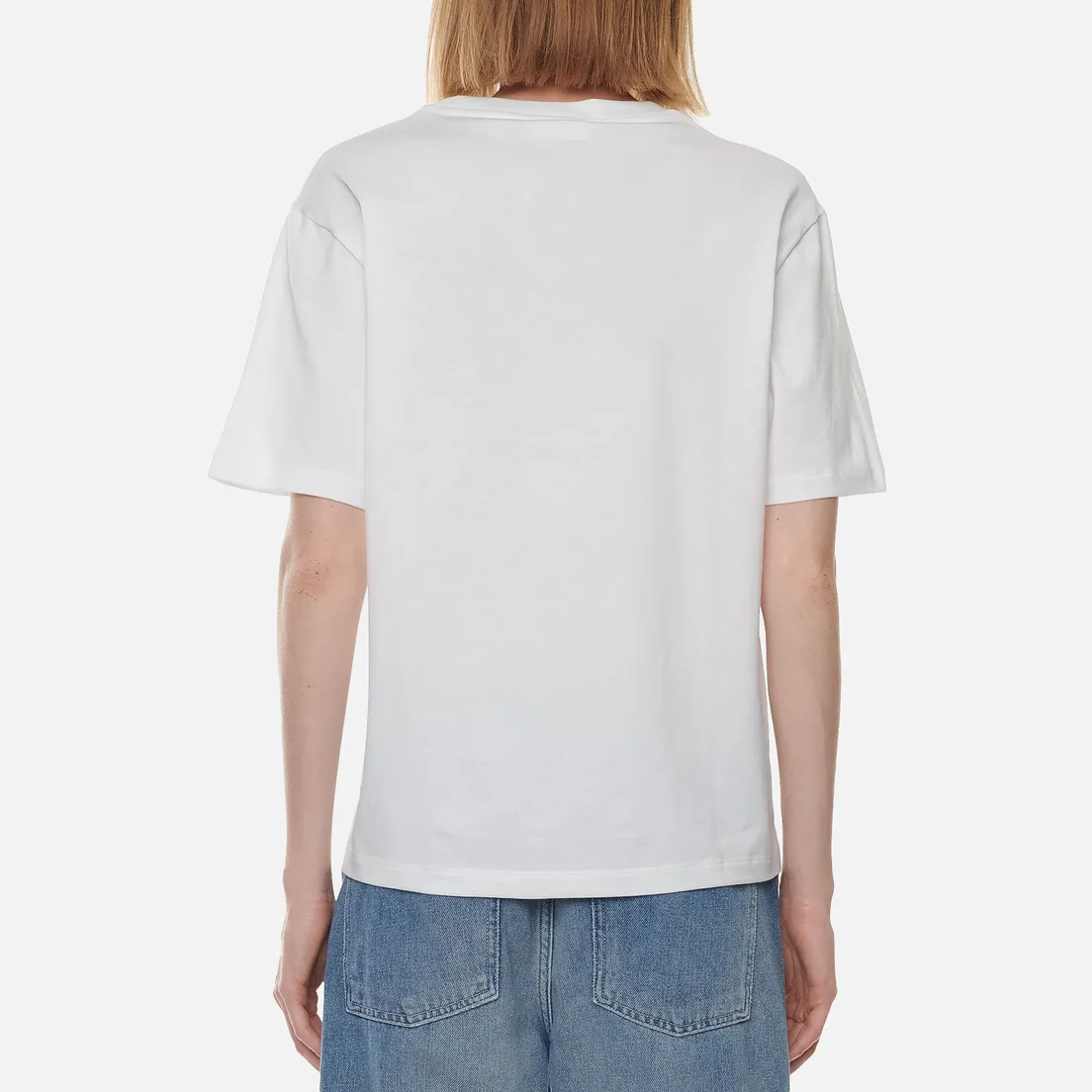 Lacoste Женская футболка Crew Neck Premium Cotton