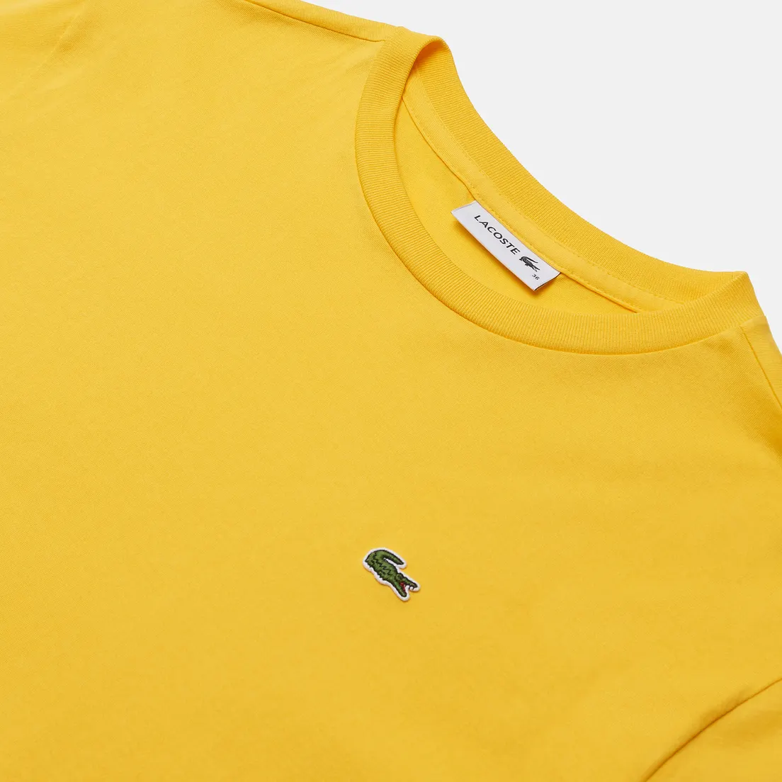 Lacoste Женская футболка Crew Neck Premium Cotton