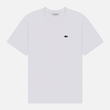 Женская футболка Lacoste Relaxed Fit Lightweight, цвет белый, размер S