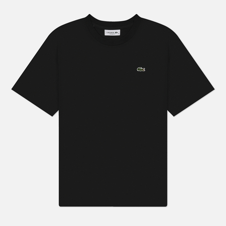 Женская футболка Lacoste Relaxed Fit Lightweight, цвет чёрный, размер M