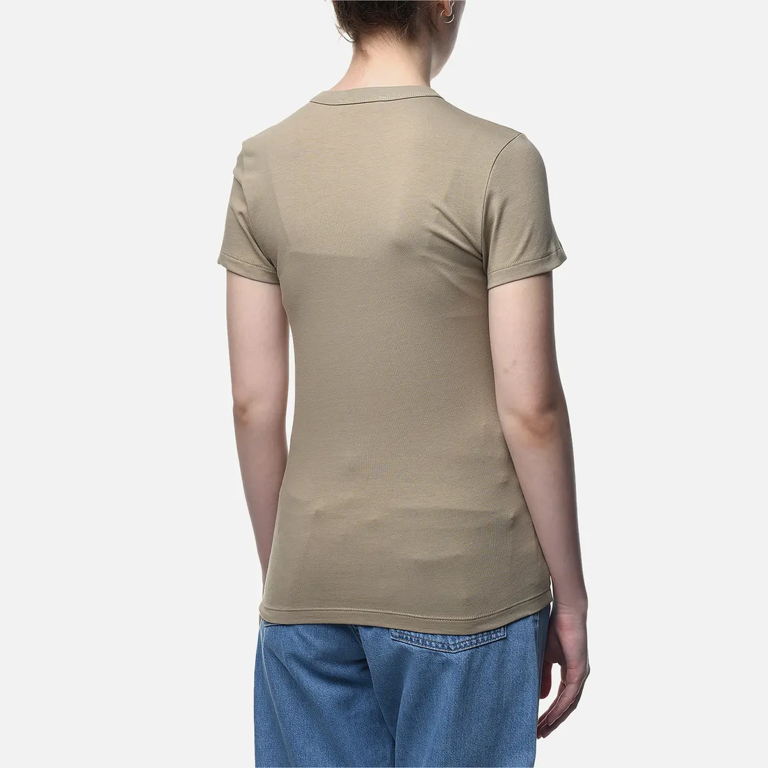 Lacoste Женская футболка Slim Fit Embroidered Crocodile