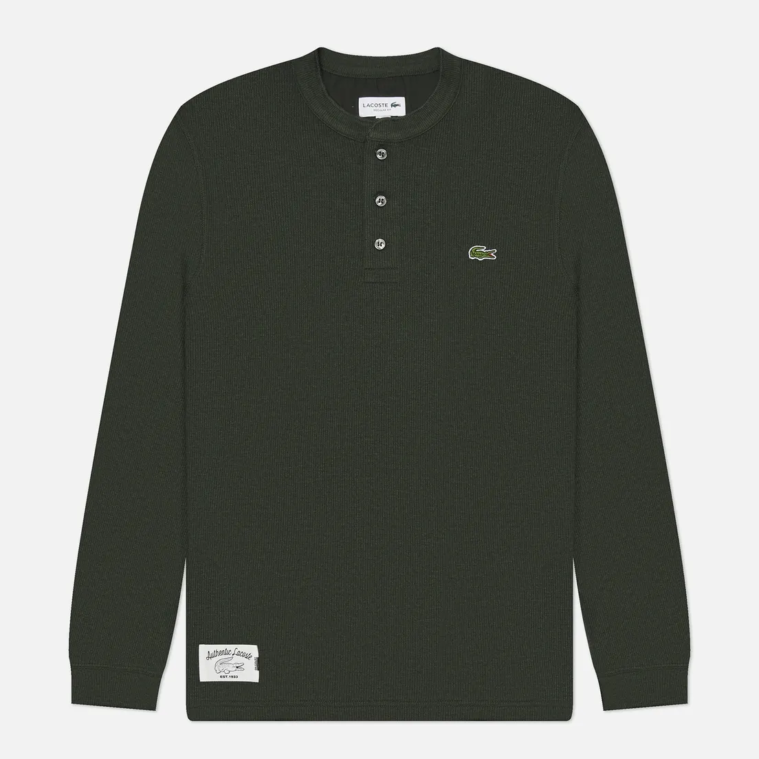 Lacoste Мужской лонгслив Waffle Knit