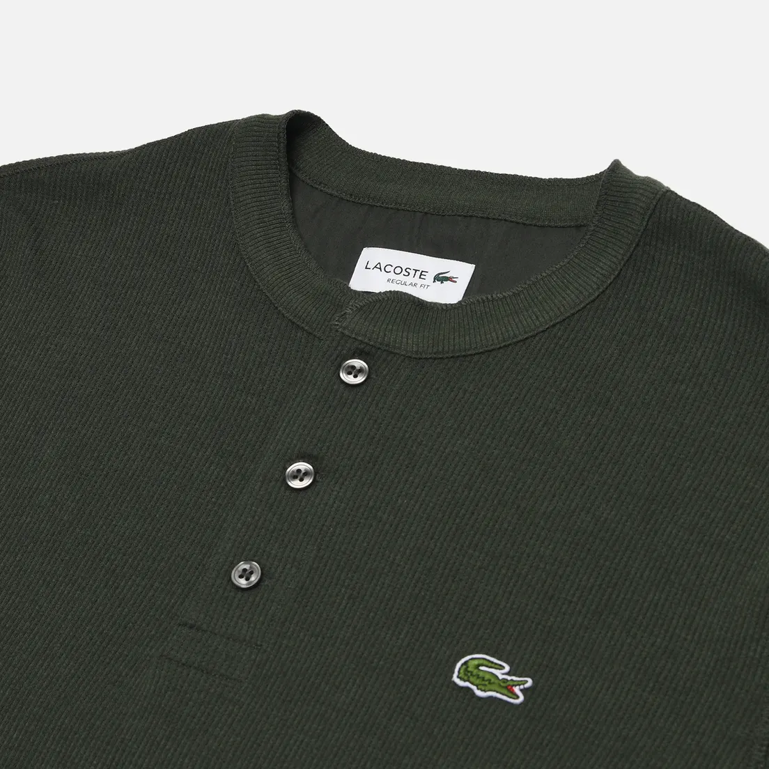 Lacoste Мужской лонгслив Waffle Knit